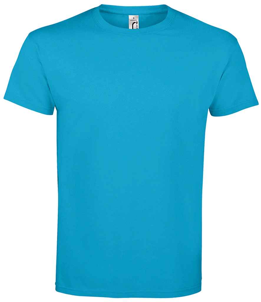 SOL'S Imperial Heavy T-Shirt in Aqua by SOL'S — Custom branded clothing by Print Press, featuring premium embroidery produced in our specialist print lab in the UK.