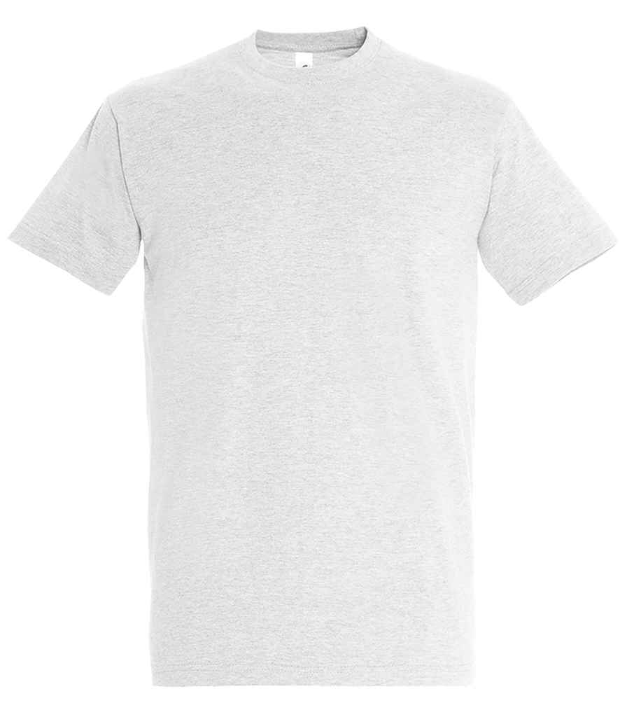 SOL'S Imperial Heavy T-Shirt - (2nd Colours) in Ash by SOL'S — Custom branded clothing by Print Press, featuring premium embroidery produced in our specialist print lab in the UK.