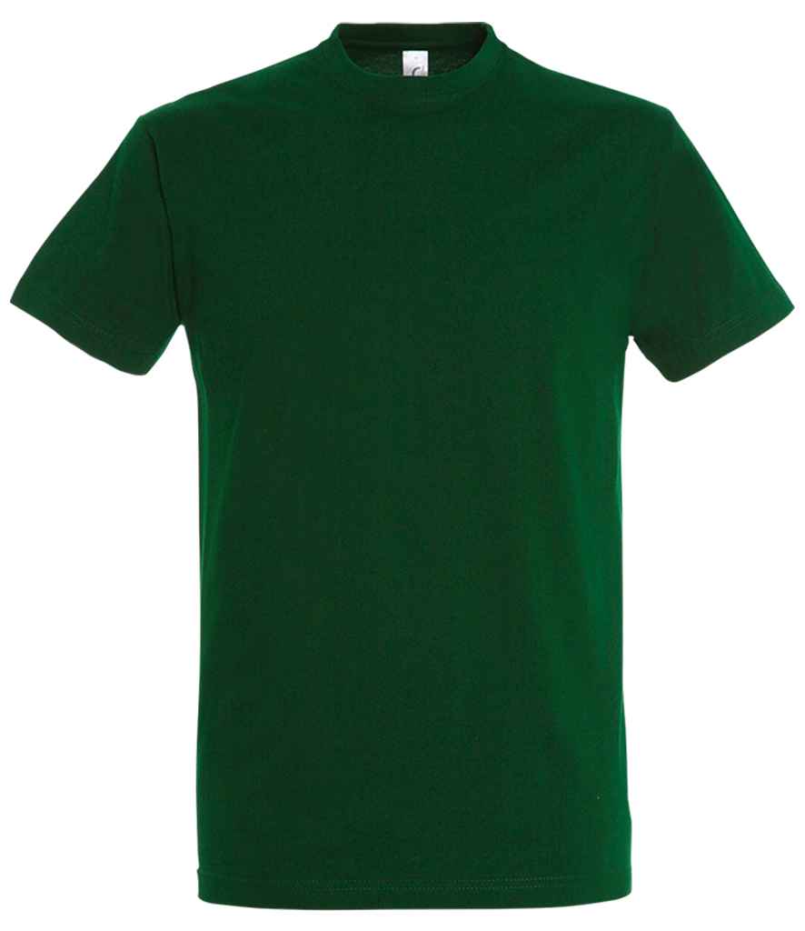 SOL'S Imperial Heavy T-Shirt - (2nd Colours) in Bottle Green by SOL'S — Custom branded clothing by Print Press, featuring premium embroidery produced in our specialist print lab in the UK.