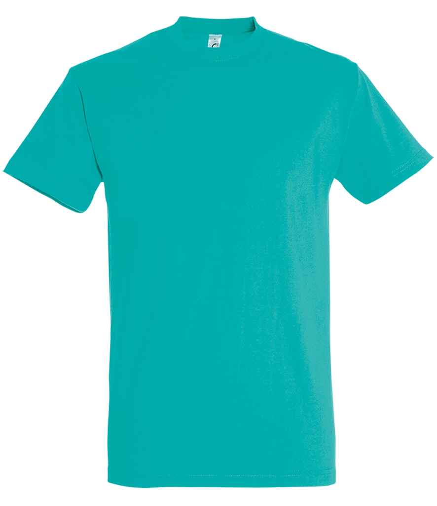 SOL'S Imperial Heavy T-Shirt in Caribbean Blue by SOL'S — Custom branded clothing by Print Press, featuring premium embroidery produced in our specialist print lab in the UK.
