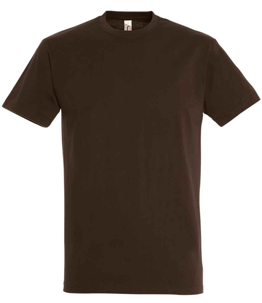 SOL'S Imperial Heavy T-Shirt - (2nd Colours) in Chocolate by SOL'S — Custom branded clothing by Print Press, featuring premium embroidery produced in our specialist print lab in the UK.