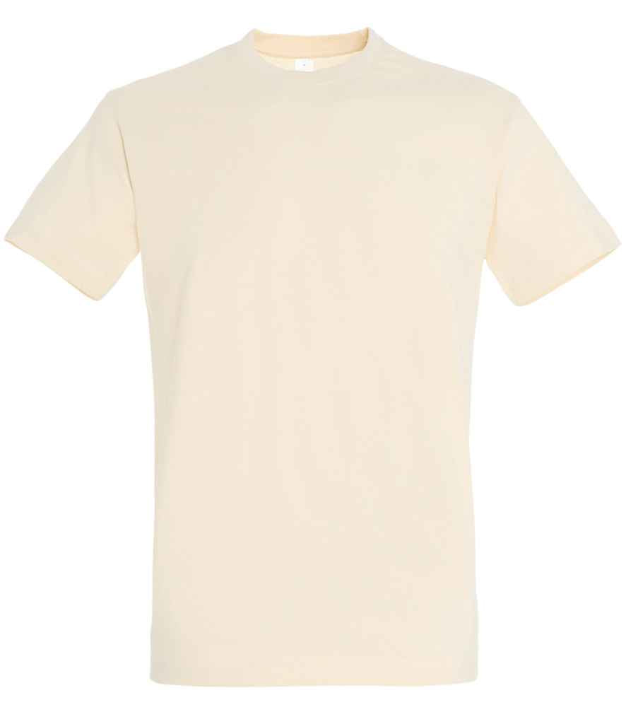 SOL'S Imperial Heavy T-Shirt in Cream by SOL'S — Custom branded clothing by Print Press, featuring premium embroidery produced in our specialist print lab in the UK.