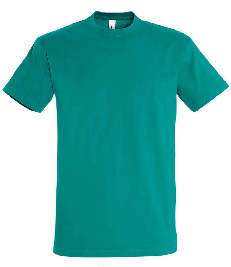 SOL'S Imperial Heavy T-Shirt - (2nd Colours) in Emerald by SOL'S — Custom branded clothing by Print Press, featuring premium embroidery produced in our specialist print lab in the UK.