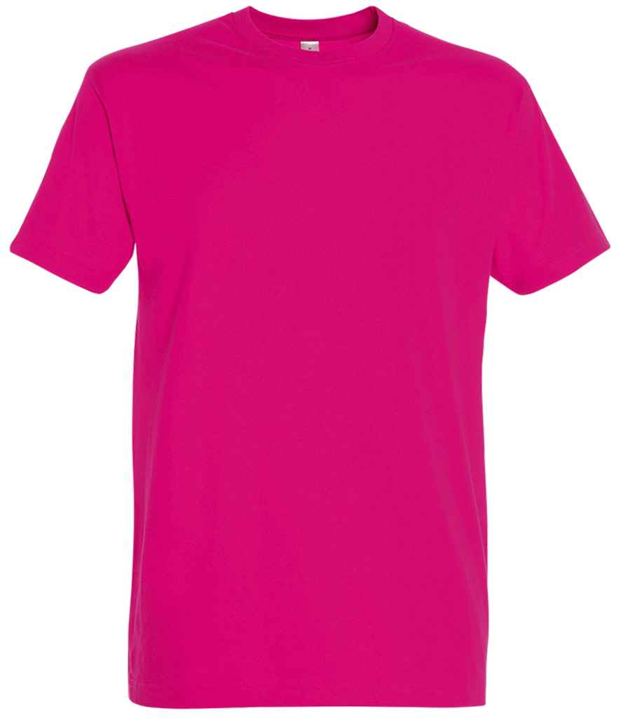 SOL'S Imperial Heavy T-Shirt - (3rd Colours) in Fuchsia by SOL'S — Custom branded clothing by Print Press, featuring premium embroidery produced in our specialist print lab in the UK.
