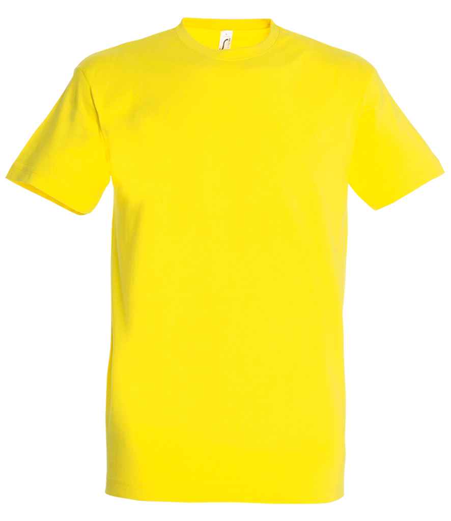 SOL'S Imperial Heavy T-Shirt - (3rd Colours) in Lemon by SOL'S — Custom branded clothing by Print Press, featuring premium embroidery produced in our specialist print lab in the UK.