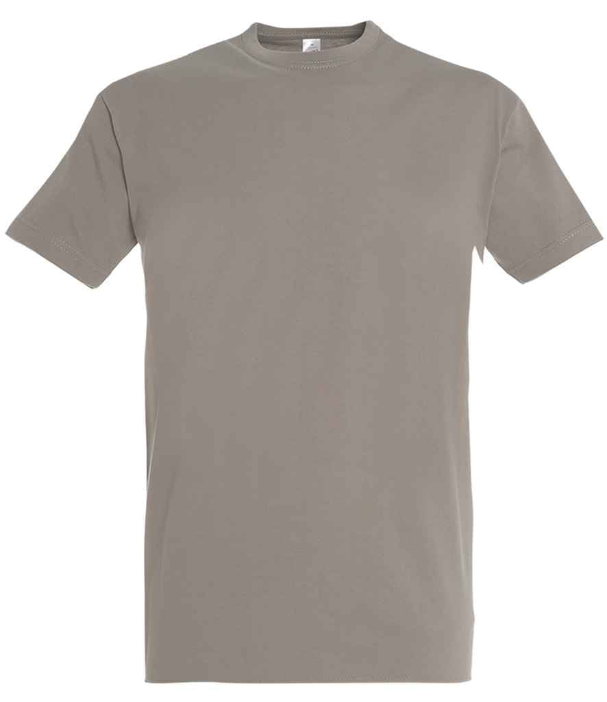 SOL'S Imperial Heavy T-Shirt - (2nd Colours) in Light Grey by SOL'S — Custom branded clothing by Print Press, featuring premium embroidery produced in our specialist print lab in the UK.