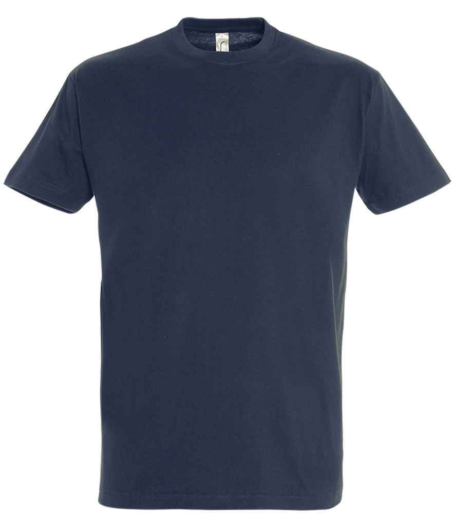 SOL'S Imperial Heavy T-Shirt in Navy by SOL'S — Custom branded clothing by Print Press, featuring premium embroidery produced in our specialist print lab in the UK.