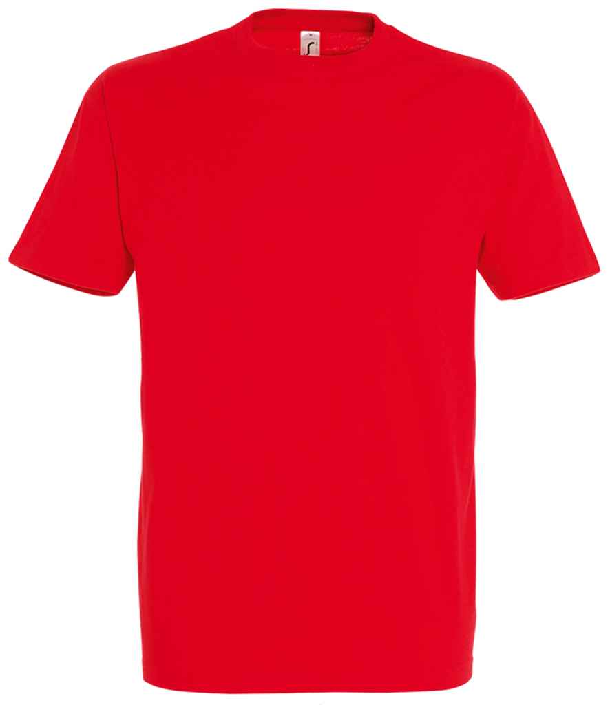 SOL'S Imperial Heavy T-Shirt - (2nd Colours) in Red by SOL'S — Custom branded clothing by Print Press, featuring premium embroidery produced in our specialist print lab in the UK.