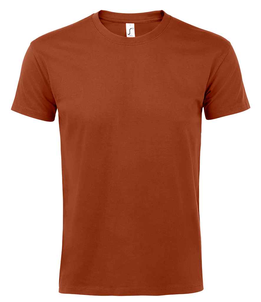 SOL'S Imperial Heavy T-Shirt - (3rd Colours) in Terracotta by SOL'S — Custom branded clothing by Print Press, featuring premium embroidery produced in our specialist print lab in the UK.
