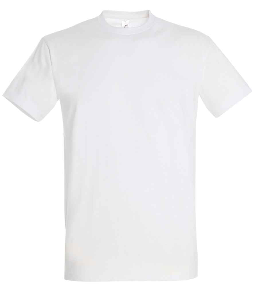 SOL'S Imperial Heavy T-Shirt in White by SOL'S — Custom branded clothing by Print Press, featuring premium embroidery produced in our specialist print lab in the UK.