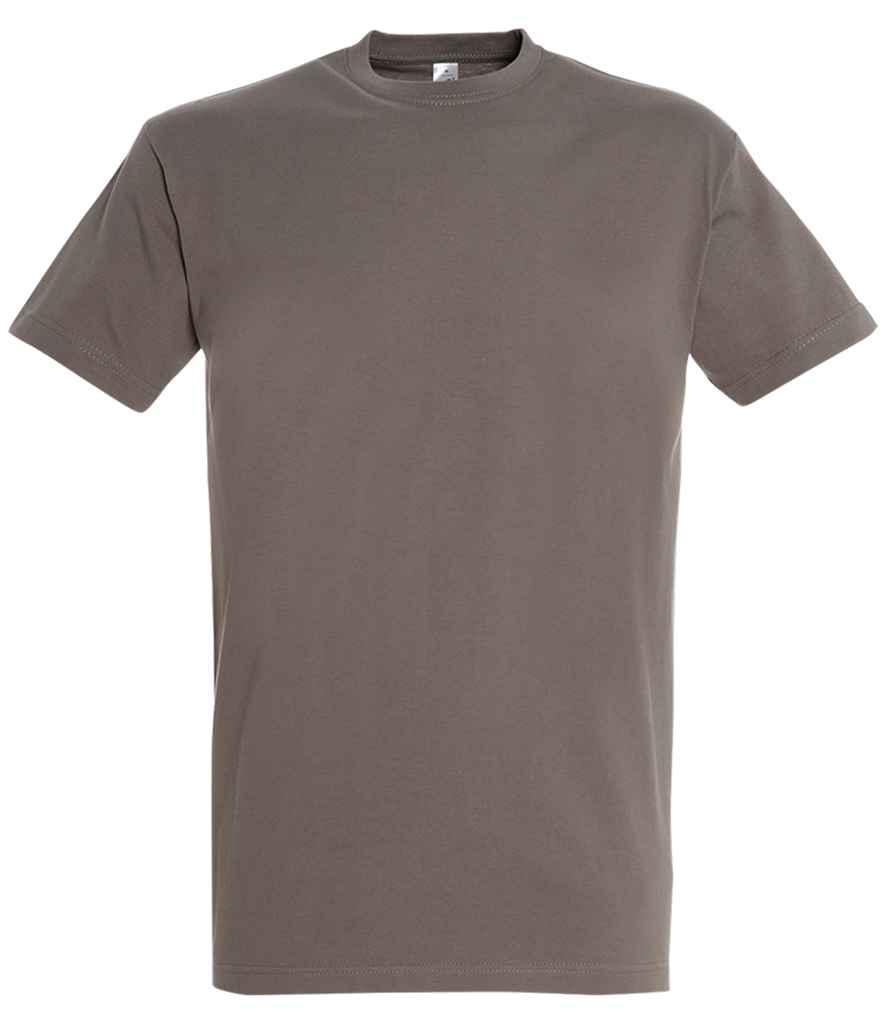 SOL'S Imperial Heavy T-Shirt - (2nd Colours) in Zinc by SOL'S — Custom branded clothing by Print Press, featuring premium embroidery produced in our specialist print lab in the UK.