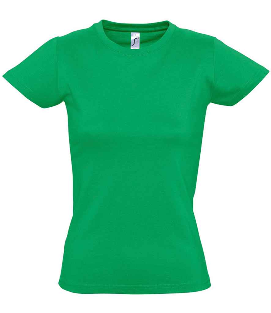 SOL'S Ladies Imperial Heavy T-Shirt - (2nd Colours) in Kelly Green by SOL'S — Custom branded clothing by Print Press, featuring premium embroidery produced in our specialist print lab in the UK.