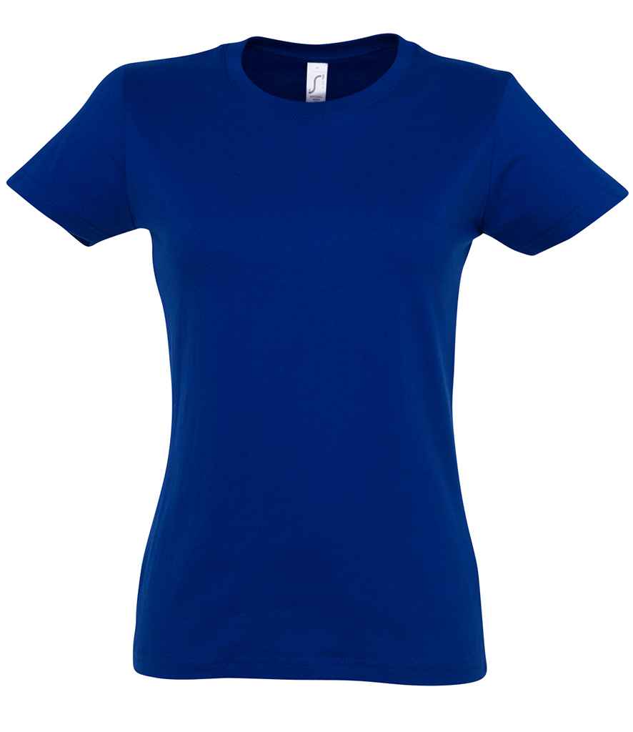 SOL'S Ladies Imperial Heavy T-Shirt in Ultramarine by SOL'S — Custom branded clothing by Print Press, featuring premium embroidery produced in our specialist print lab in the UK.