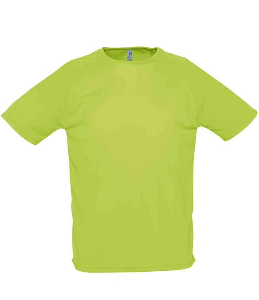 SOL'S Sporty Performance T-Shirt in Apple Green by SOL'S — Custom branded clothing by Print Press, featuring premium embroidery produced in our specialist print lab in the UK.