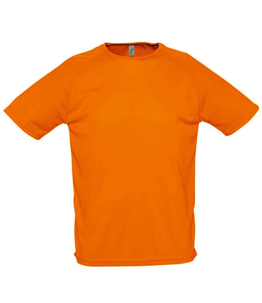 SOL'S Sporty Performance T-Shirt - (2nd Colours) in Orange by SOL'S — Custom branded clothing by Print Press, featuring premium embroidery produced in our specialist print lab in the UK.