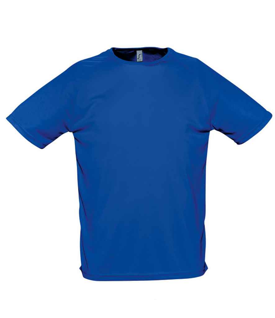 SOL'S Sporty Performance T-Shirt in Royal Blue by SOL'S — Custom branded clothing by Print Press, featuring premium embroidery produced in our specialist print lab in the UK.