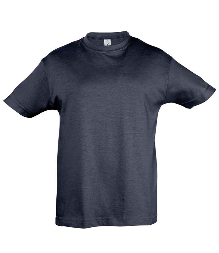 SOL'S Kids Regent T-Shirt in Navy by SOL'S — Custom branded clothing by Print Press, featuring premium embroidery produced in our specialist print lab in the UK.