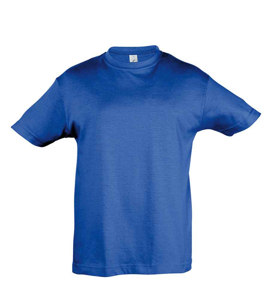 SOL'S Kids Regent T-Shirt in Royal Blue by SOL'S — Custom branded clothing by Print Press, featuring premium embroidery produced in our specialist print lab in the UK.