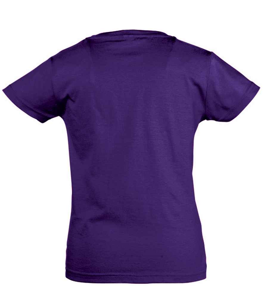 SOL'S Girls Cherry T-Shirt in by SOL'S — Custom branded clothing by Print Press, featuring premium embroidery produced in our specialist print lab in the UK.