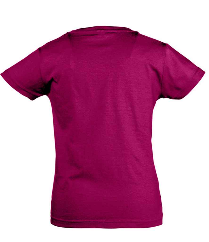 SOL'S Girls Cherry T-Shirt in by SOL'S — Custom branded clothing by Print Press, featuring premium embroidery produced in our specialist print lab in the UK.
