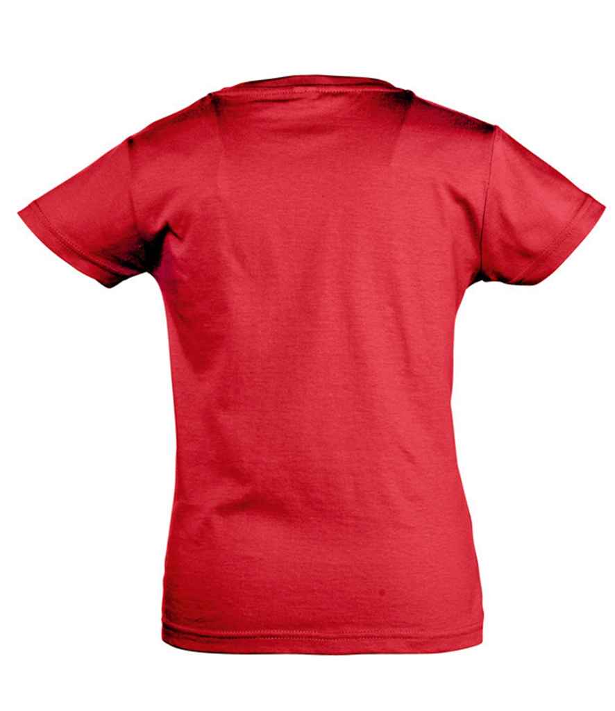 SOL'S Girls Cherry T-Shirt in by SOL'S — Custom branded clothing by Print Press, featuring premium embroidery produced in our specialist print lab in the UK.