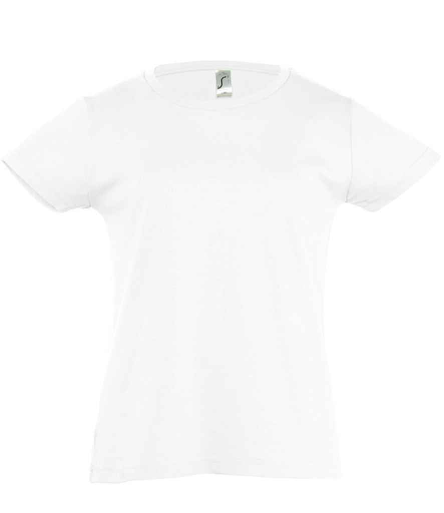 SOL'S Girls Cherry T-Shirt in White by SOL'S — Custom branded clothing by Print Press, featuring premium embroidery produced in our specialist print lab in the UK.