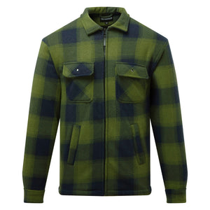 Fort Portman Shacket in GREEN by FORT — Custom branded clothing by Print Press, featuring premium embroidery produced in our specialist print lab in the UK.