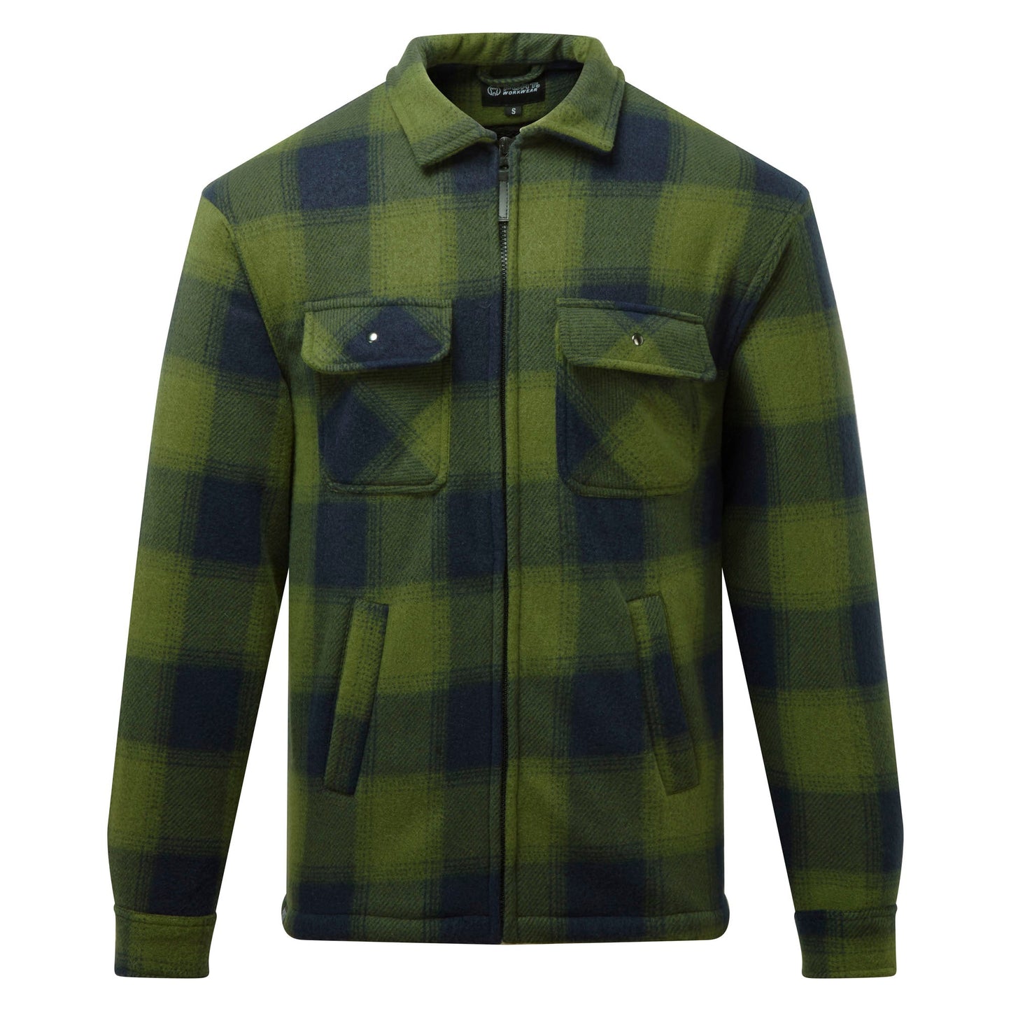 Fort Portman Shacket in GREEN by FORT — Custom branded clothing by Print Press, featuring premium embroidery produced in our specialist print lab in the UK.