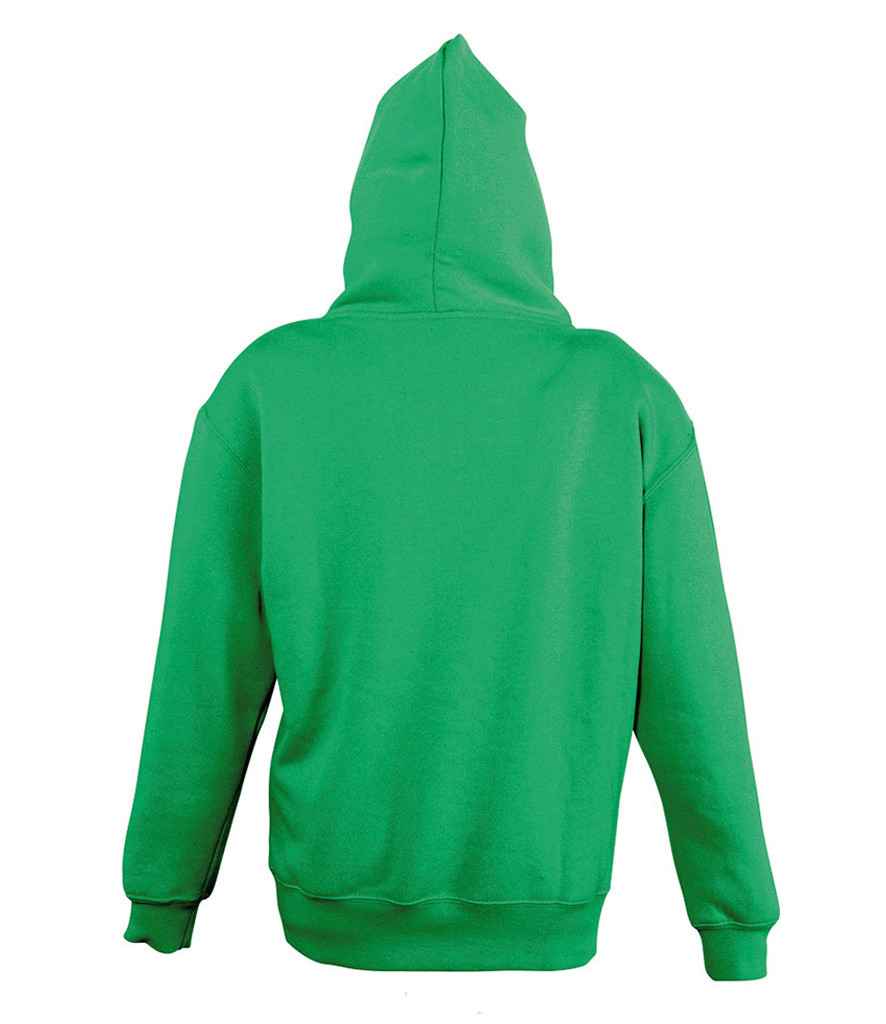 SOL'S Kids Slam Hooded Sweatshirt in by SOL'S — Custom branded clothing by Print Press, featuring premium embroidery produced in our specialist print lab in the UK.
