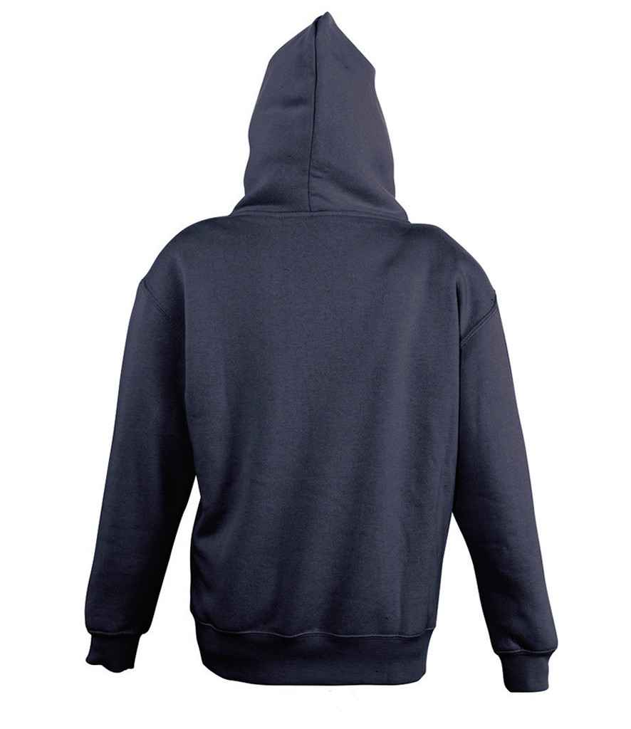 SOL'S Kids Slam Hooded Sweatshirt in by SOL'S — Custom branded clothing by Print Press, featuring premium embroidery produced in our specialist print lab in the UK.