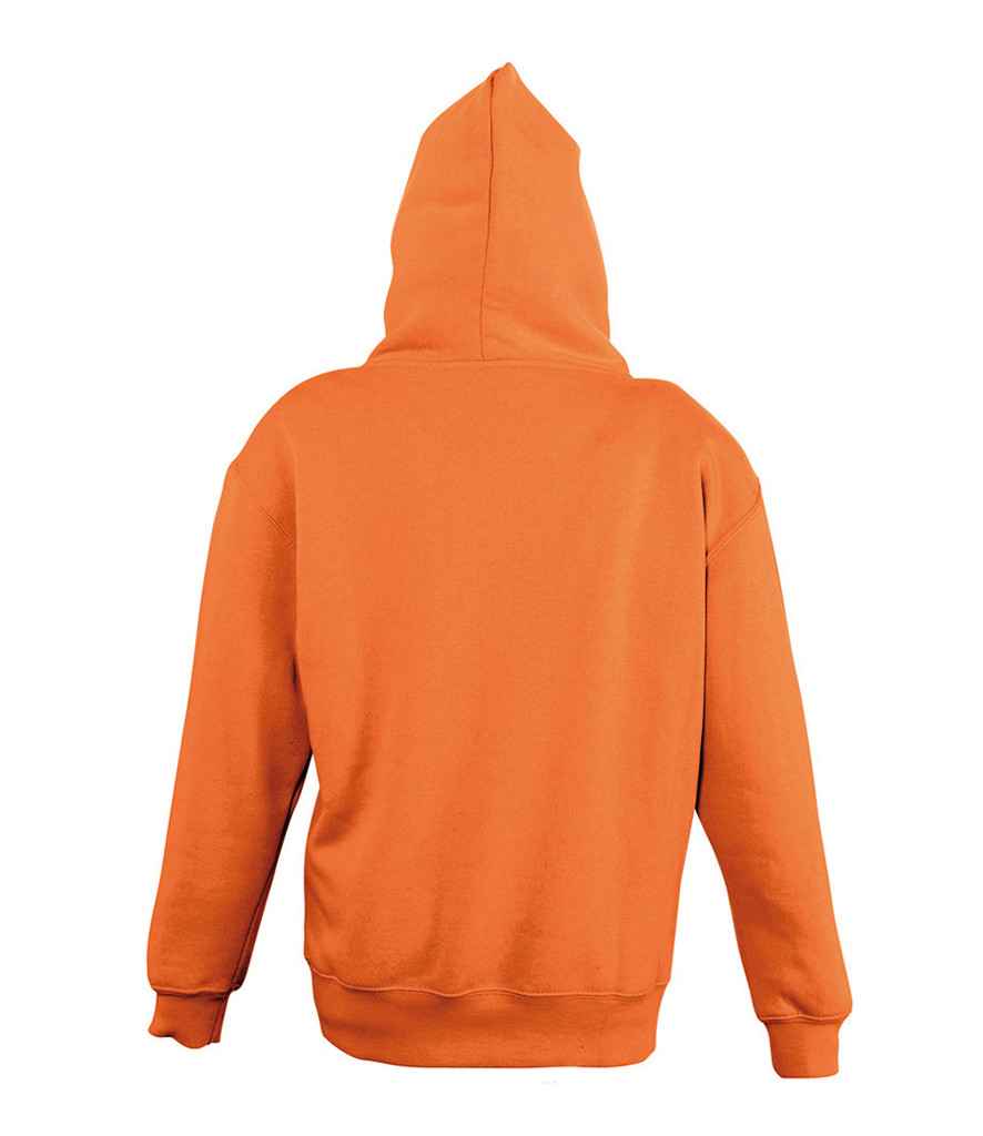 SOL'S Kids Slam Hooded Sweatshirt in by SOL'S — Custom branded clothing by Print Press, featuring premium embroidery produced in our specialist print lab in the UK.