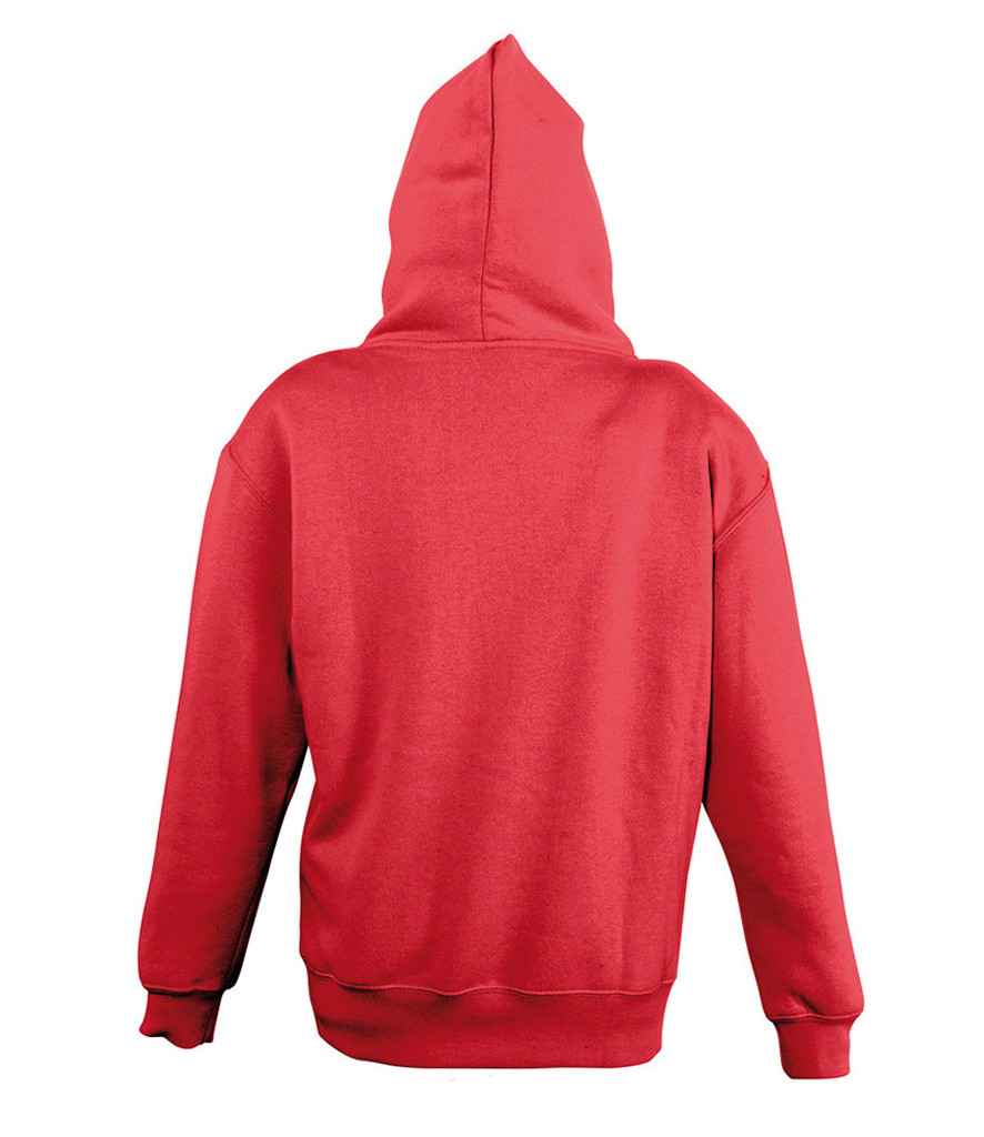 SOL'S Kids Slam Hooded Sweatshirt in by SOL'S — Custom branded clothing by Print Press, featuring premium embroidery produced in our specialist print lab in the UK.