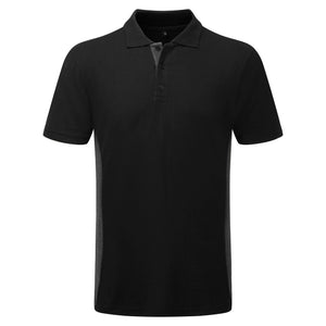 Tuffstuff Pro Work Polo Shirt in BLACK by TUFFSTUFF — Custom branded clothing by Print Press, featuring premium embroidery produced in our specialist print lab in the UK.