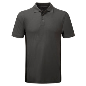 Tuffstuff Pro Work Polo Shirt in GREY by TUFFSTUFF — Custom branded clothing by Print Press, featuring premium embroidery produced in our specialist print lab in the UK.