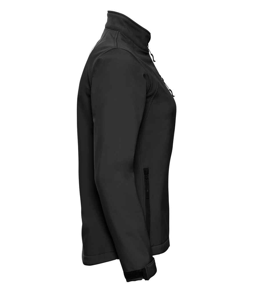 Russell Ladies Soft Shell Jacket in by Russell — Custom branded clothing by Print Press, featuring premium embroidery produced in our specialist print lab in the UK.