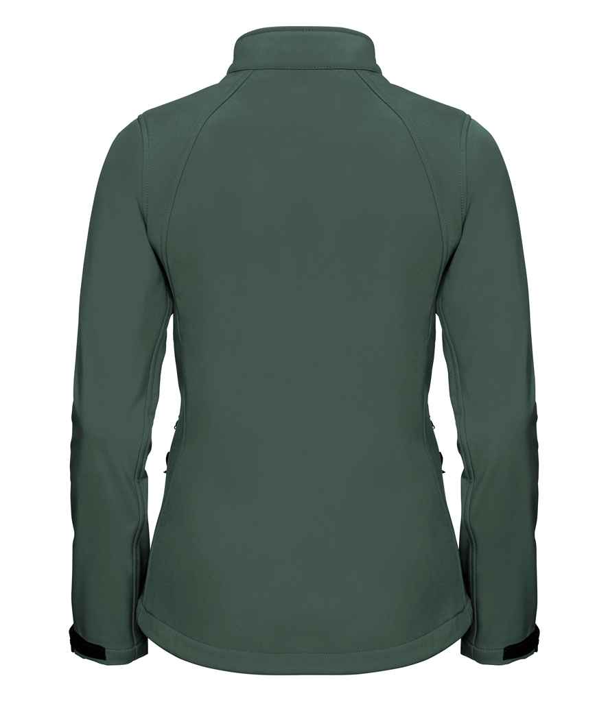 Russell Ladies Soft Shell Jacket in by Russell — Custom branded clothing by Print Press, featuring premium embroidery produced in our specialist print lab in the UK.