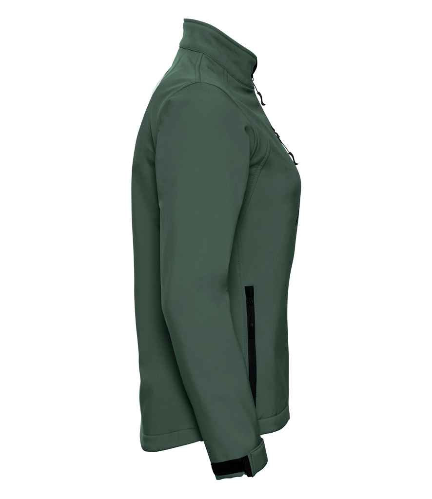 Russell Ladies Soft Shell Jacket in by Russell — Custom branded clothing by Print Press, featuring premium embroidery produced in our specialist print lab in the UK.
