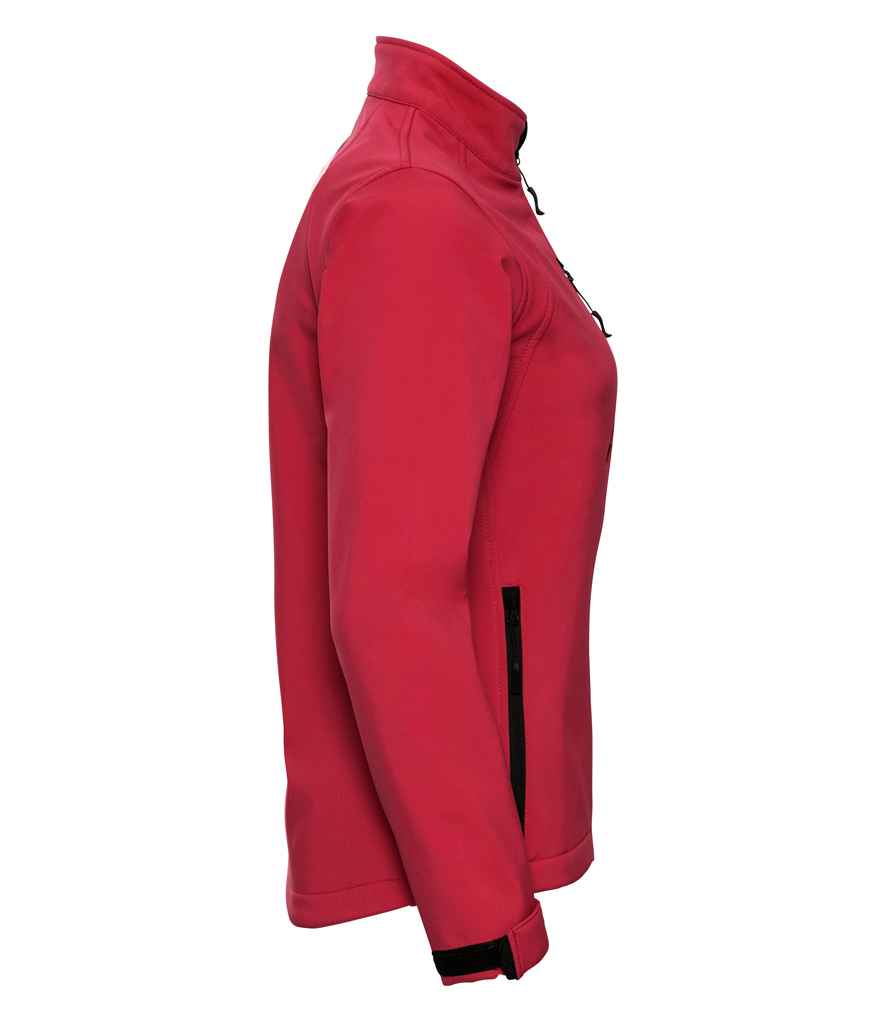 Russell Ladies Soft Shell Jacket in by Russell — Custom branded clothing by Print Press, featuring premium embroidery produced in our specialist print lab in the UK.