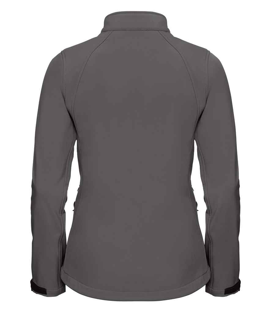 Russell Ladies Soft Shell Jacket in by Russell — Custom branded clothing by Print Press, featuring premium embroidery produced in our specialist print lab in the UK.