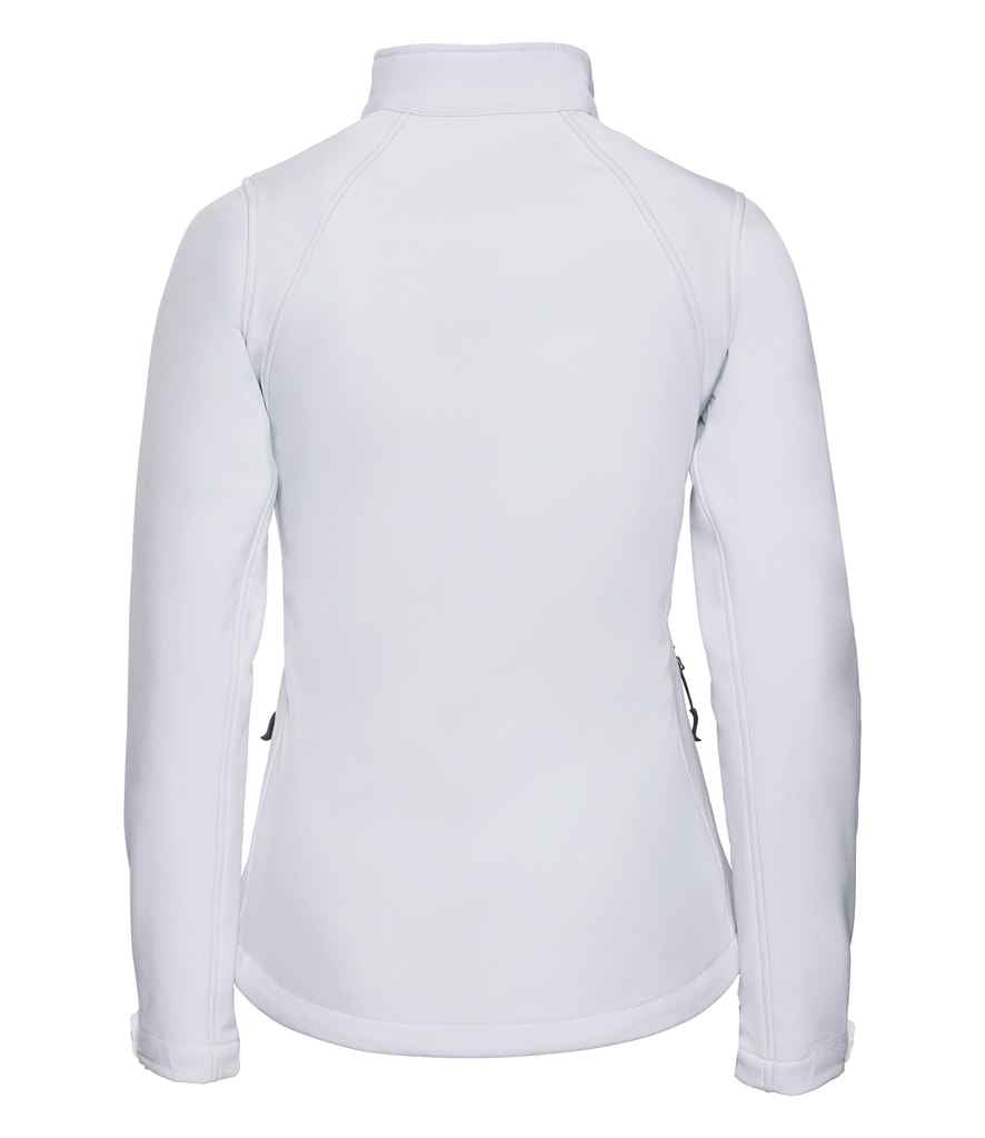 Russell Ladies Soft Shell Jacket in by Russell — Custom branded clothing by Print Press, featuring premium embroidery produced in our specialist print lab in the UK.