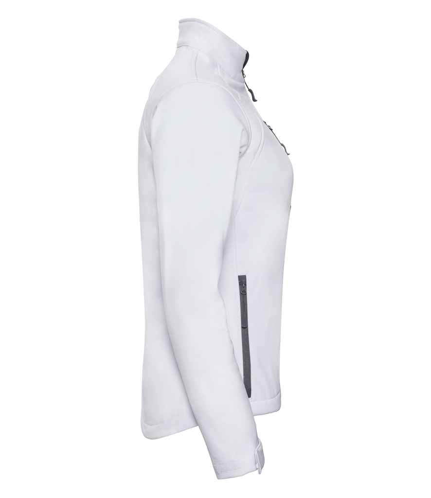 Russell Ladies Soft Shell Jacket in by Russell — Custom branded clothing by Print Press, featuring premium embroidery produced in our specialist print lab in the UK.