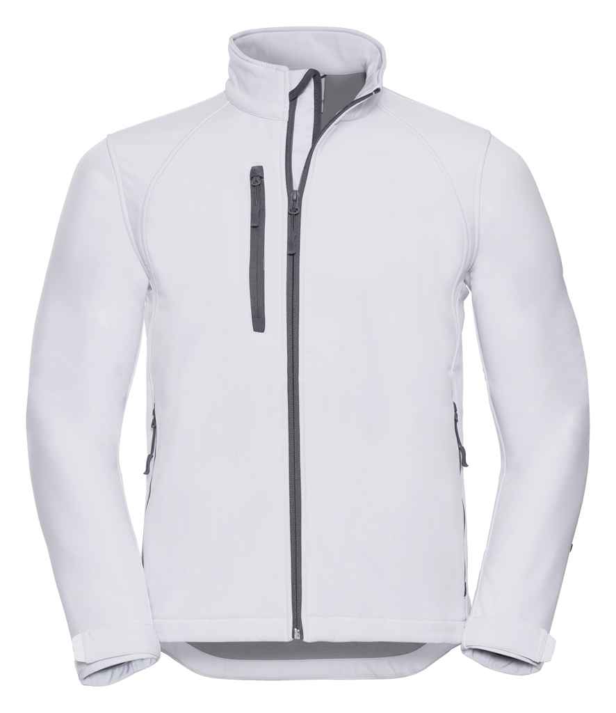 Russell Soft Shell Jacket in by Russell — Custom branded clothing by Print Press, featuring premium embroidery produced in our specialist print lab in the UK.