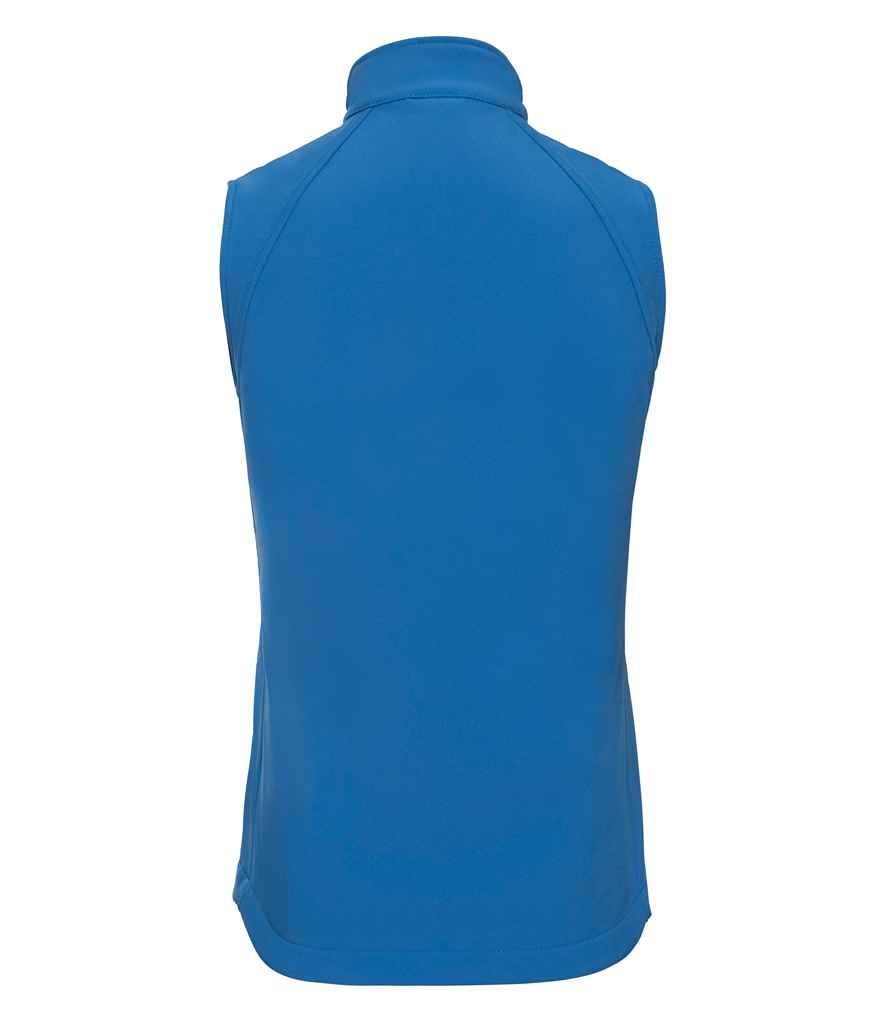 Russell Ladies Soft Shell Gilet in by Russell — Custom branded clothing by Print Press, featuring premium embroidery produced in our specialist print lab in the UK.