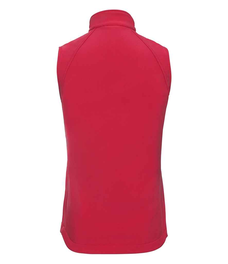 Russell Ladies Soft Shell Gilet in by Russell — Custom branded clothing by Print Press, featuring premium embroidery produced in our specialist print lab in the UK.
