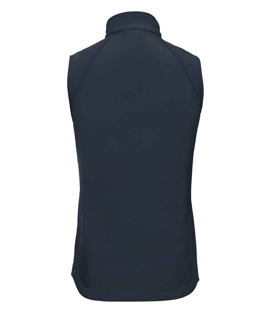 Russell Ladies Soft Shell Gilet in by Russell — Custom branded clothing by Print Press, featuring premium embroidery produced in our specialist print lab in the UK.