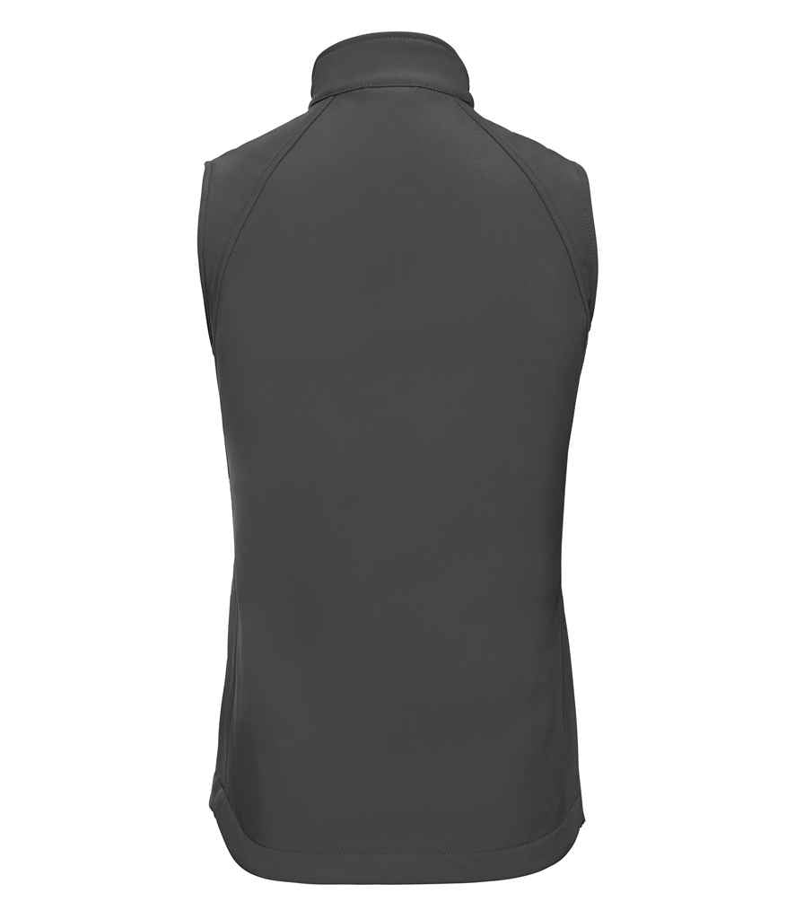 Russell Ladies Soft Shell Gilet in by Russell — Custom branded clothing by Print Press, featuring premium embroidery produced in our specialist print lab in the UK.