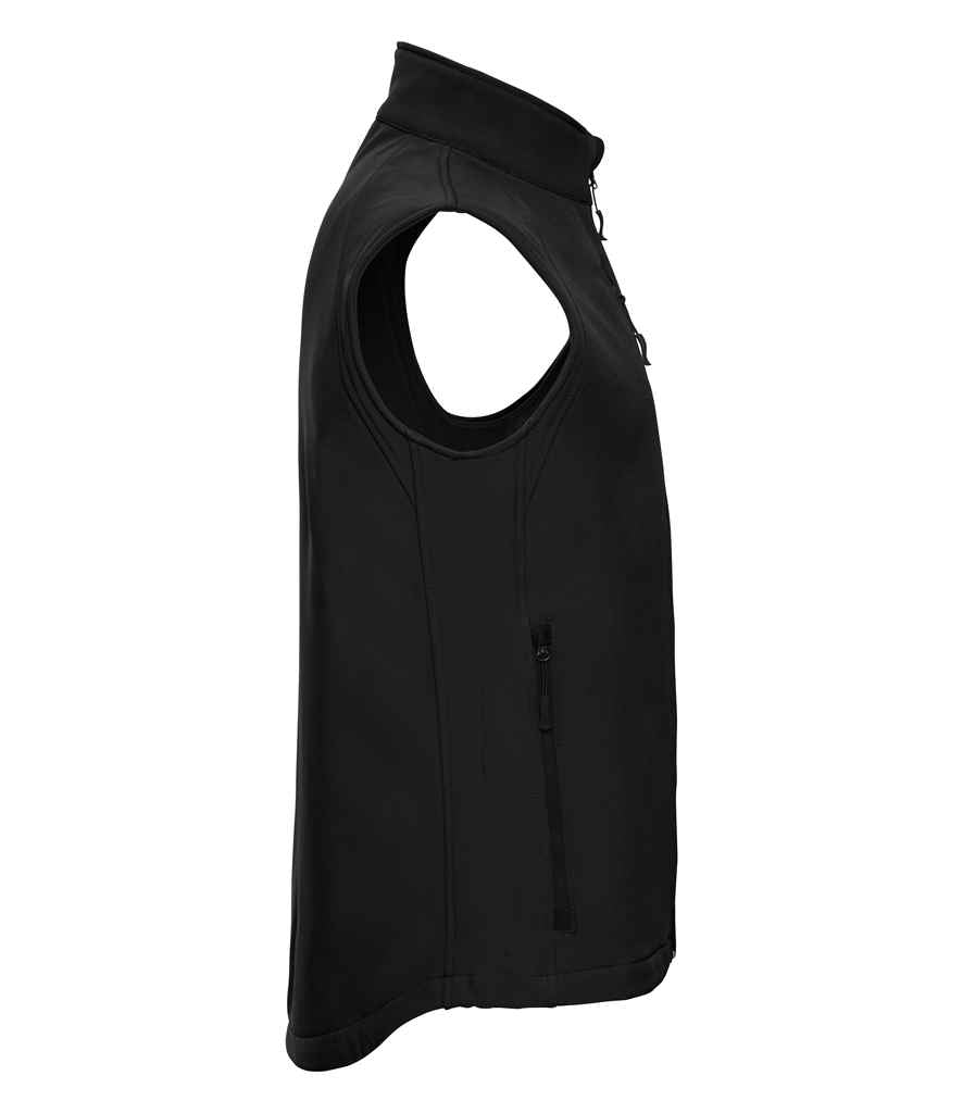 Russell Soft Shell Gilet in by Russell — Custom branded clothing by Print Press, featuring premium embroidery produced in our specialist print lab in the UK.