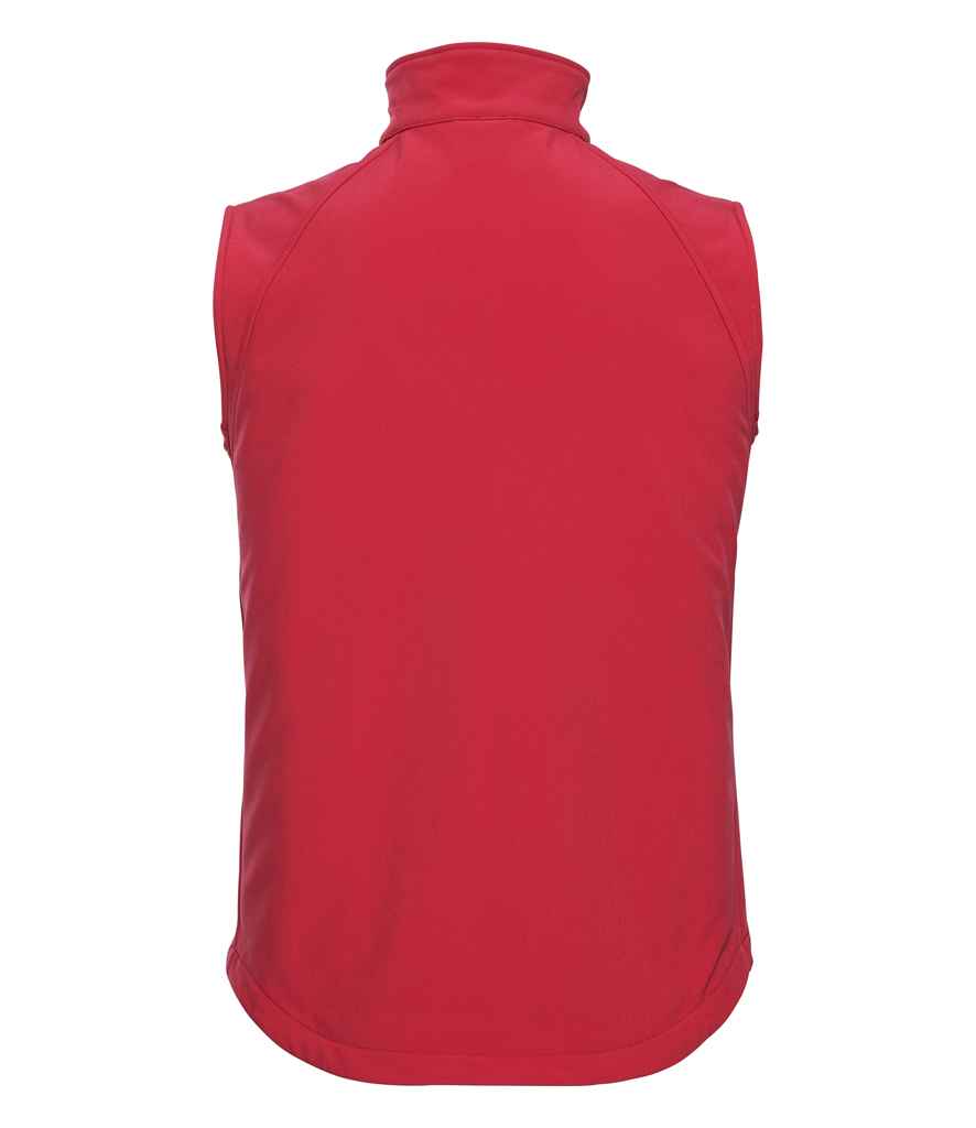 Russell Soft Shell Gilet in by Russell — Custom branded clothing by Print Press, featuring premium embroidery produced in our specialist print lab in the UK.