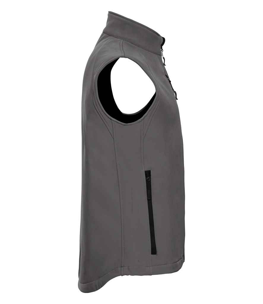 Russell Soft Shell Gilet in by Russell — Custom branded clothing by Print Press, featuring premium embroidery produced in our specialist print lab in the UK.