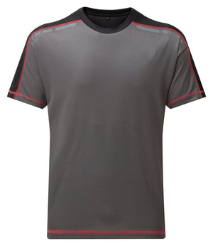 Tuffstuff Elite T-Shirt in GREY by TUFFSTUFF — Custom branded clothing by Print Press, featuring premium embroidery produced in our specialist print lab in the UK.